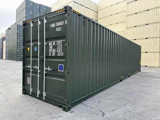40 ft high cube container