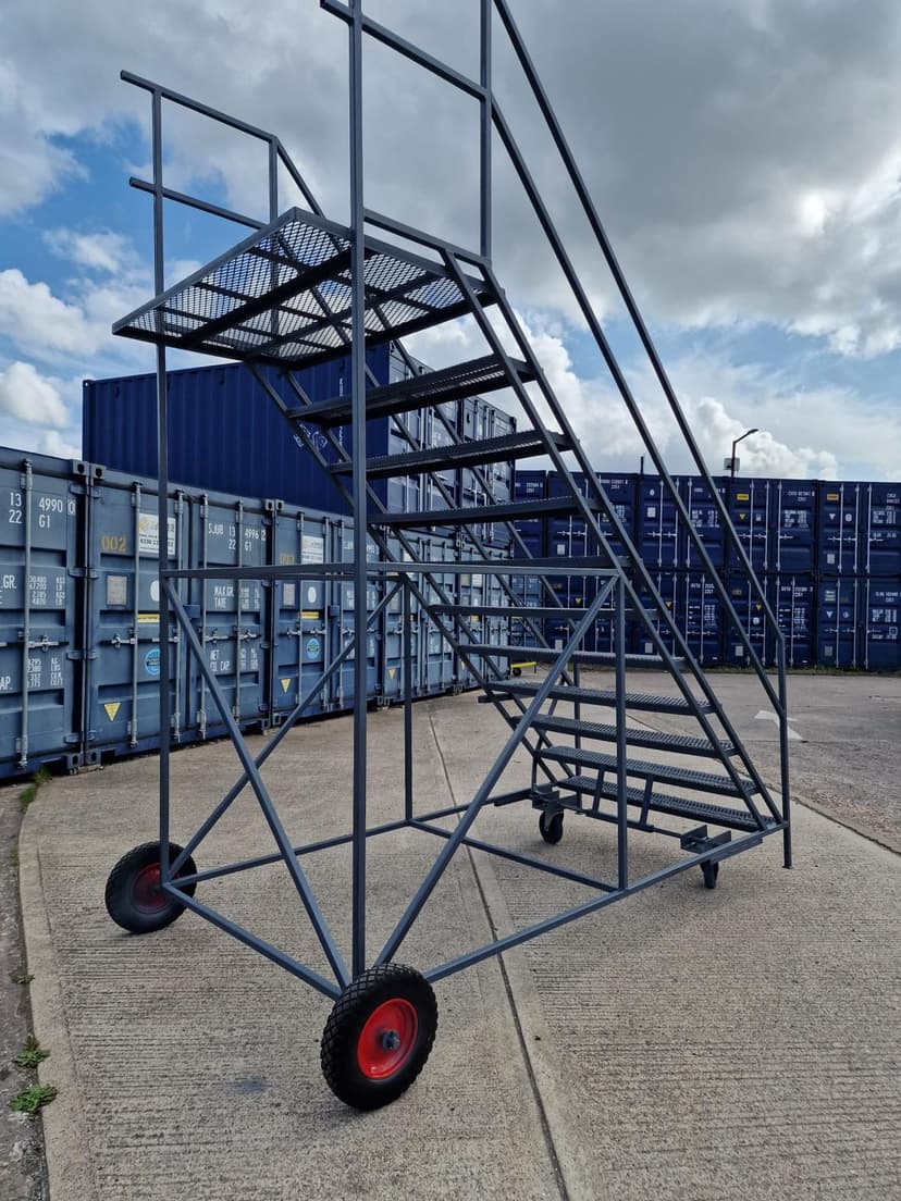 Secure & Custom Shipping Container Stairs | Durable Access