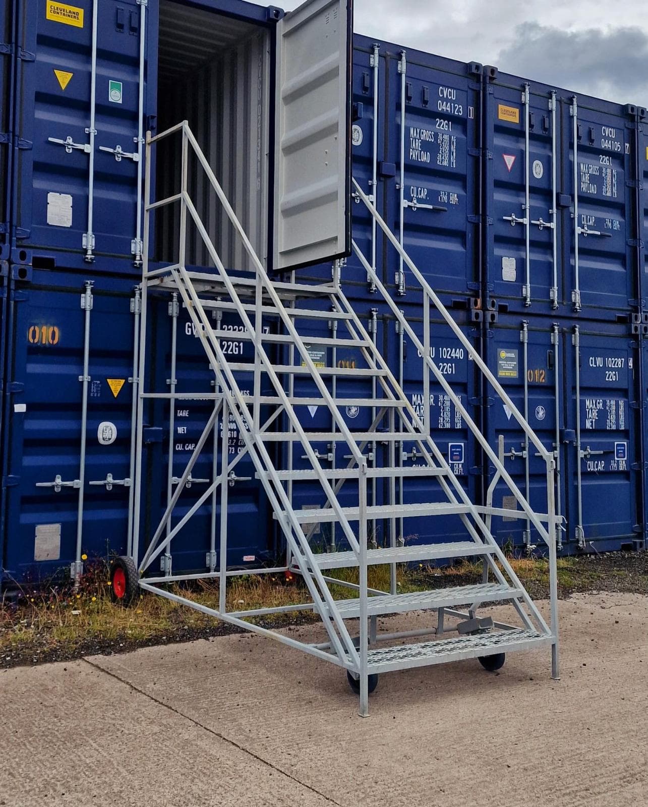 Secure & Custom Shipping Container Stairs | Durable Access